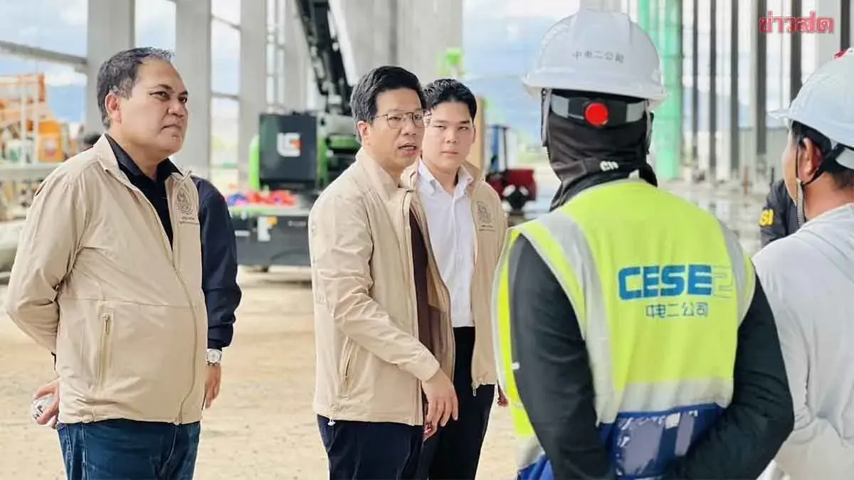 Officials Raid Billion-Baht Factory Site in Rayong Over Labor Violations