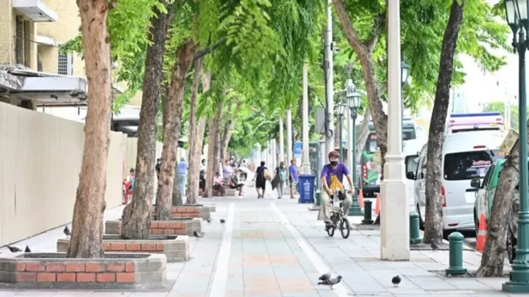 Bangkok Urges Public to Stop Food Handouts on Ratchadamnoen Road