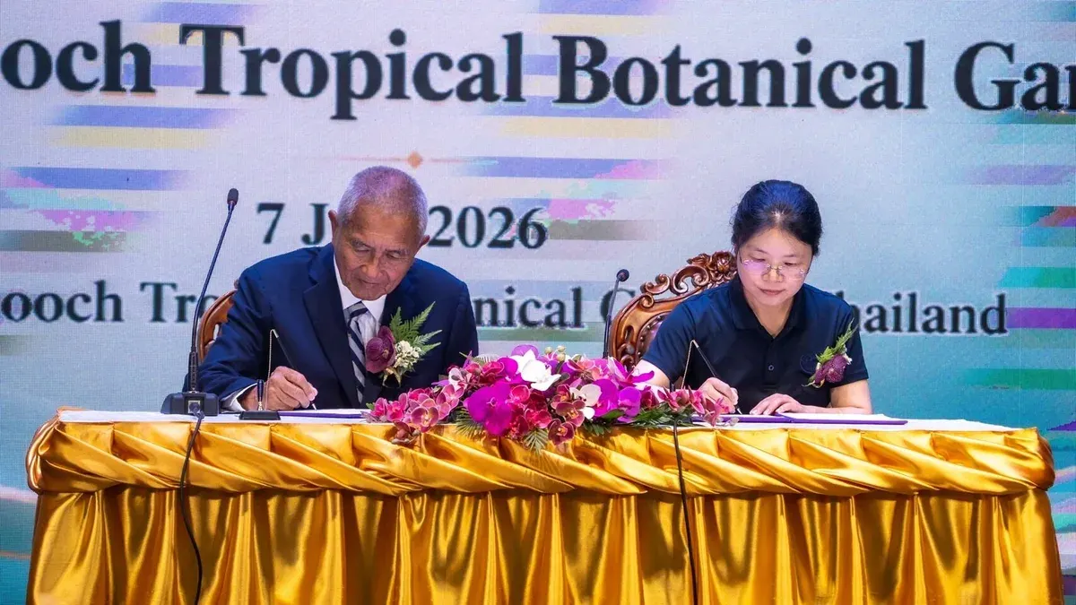 Nong Nooch Partners with Chinese Botanical Garden on Global Plant Conservation