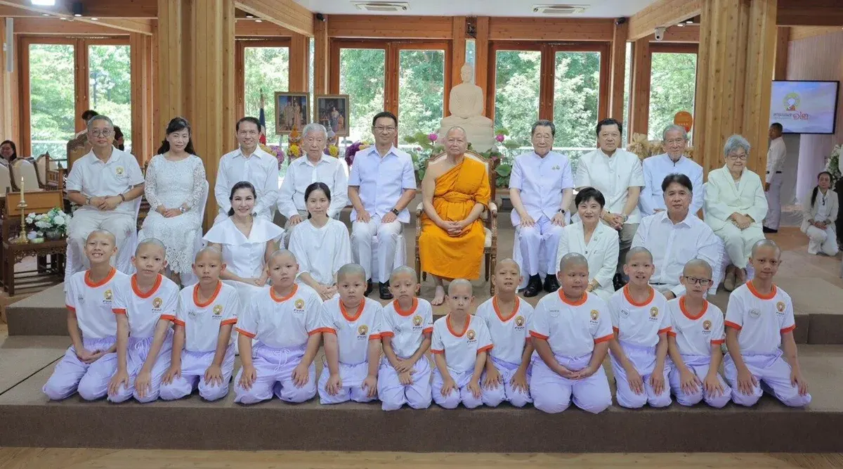 "Young Monks Cultivating Wisdom Year 12" Ordination Ceremony Plants Seeds of Mindfulness and Wisdom in the Digital Age
