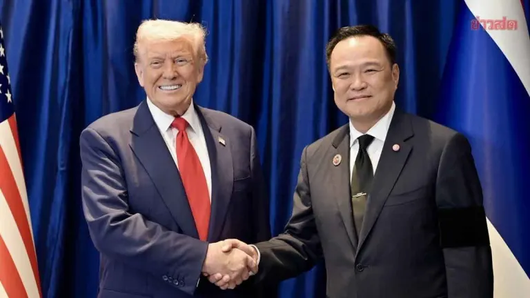 PM Anutin Plans Call With Trump on Trade Tariffs