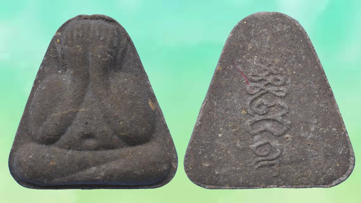 Revered Monk's Closed-Eyes Buddha Amulet Unveiled