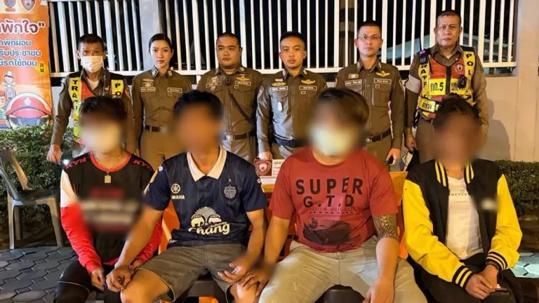 Four Arrested in Drug Bust on Rama II Road