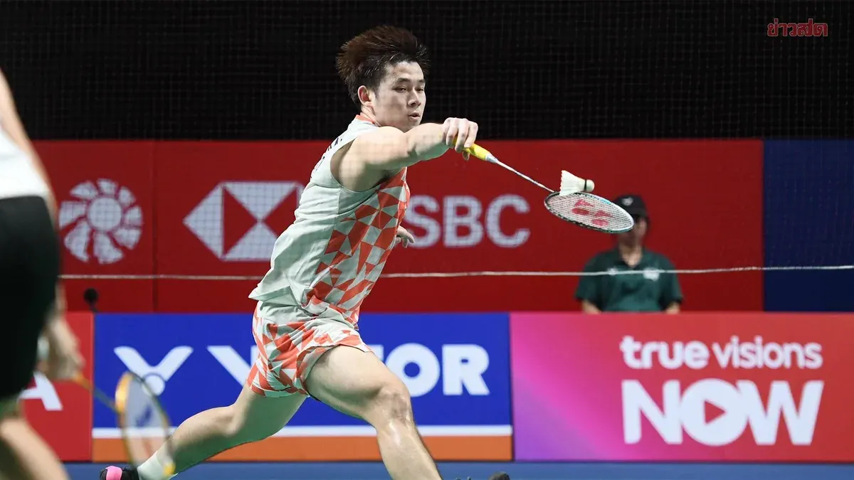 Kunlavut Continues Strong Form, Crushes Taiwan Opponent to Advance to Thailand Open Final