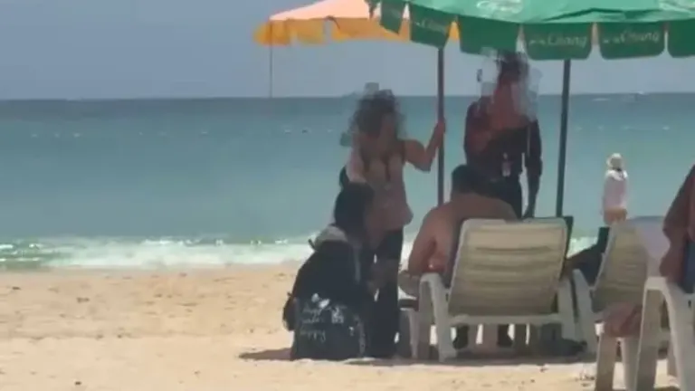Donation scammers, illegal beach vendors targeted at Patong Beach