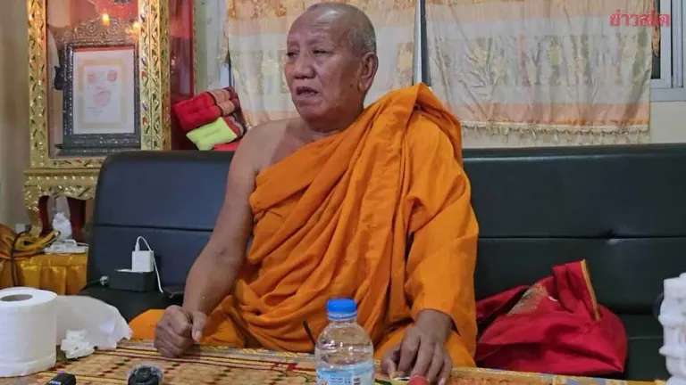 Abbot Adul Vows Not to Leave Temple Amid Safety Concerns
