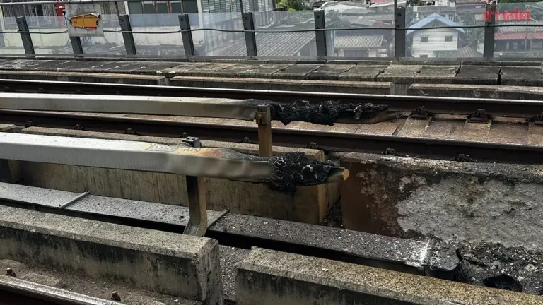 Electrical Short Circuit Triggers Fire at Tao Poon MRT Station