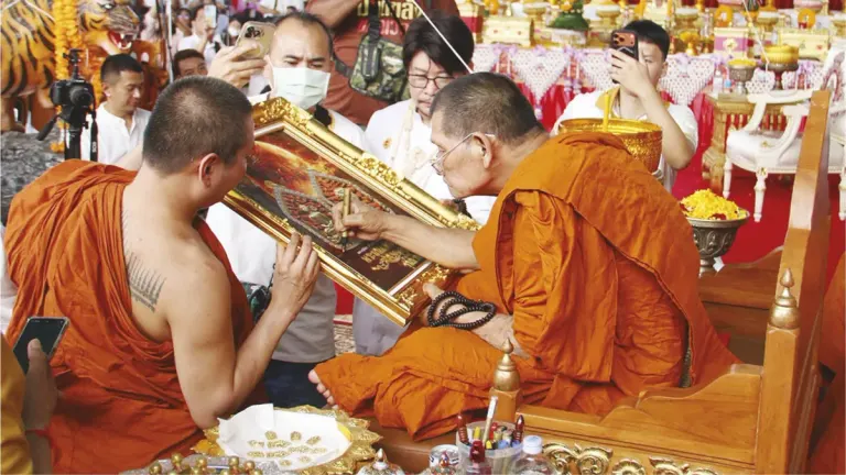 Live from the Temple - 'The Roaring Tiger' Amulet Blessed by Luang Pu Sila in Historic Ceremony