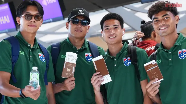 Thailand Squad Travels to Singapore for ASEAN Cup Knockout