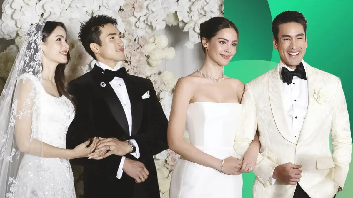 Thai Actors Nadech and Yaya Celebrate Wedding Reception in Bangkok