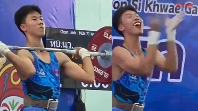 Thai Weightlifter Goes Viral With Graceful Victory Dance