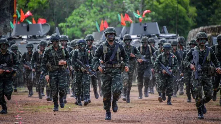 First Army Region inspects combat readiness at Thai-Cambodian border
