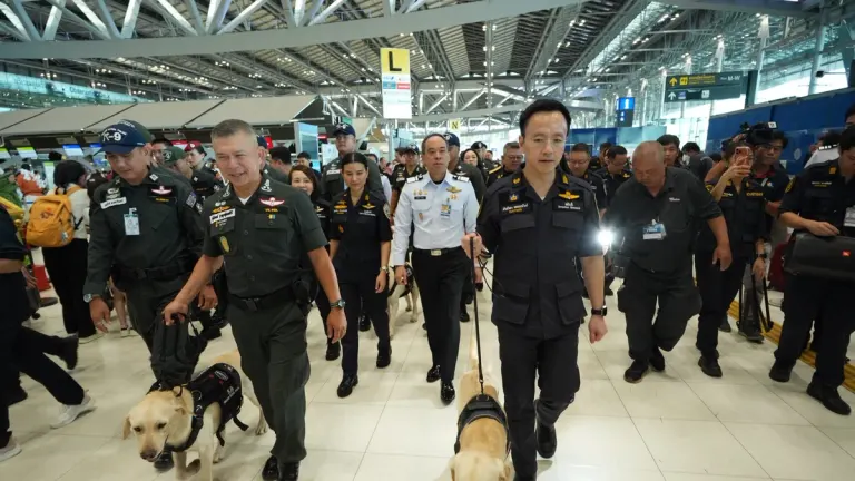 Thailand Deploys Drug-Sniffing Dogs at Suvarnabhumi Airport