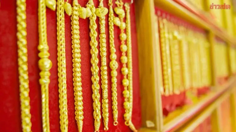 Gold Prices Rise 350 Baht Per Gram