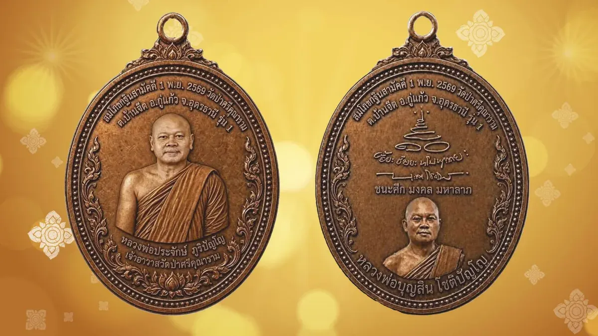 Wat Pa Sri Kunaram Issues Commemorative Medal for Kathina Ceremony