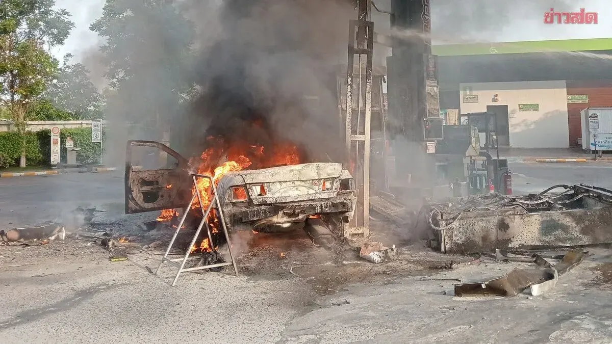 72-Year-Old Explains How He Crashed Nissan Cefiro Into Fuel Pump, Igniting Car Fire at Rama II Gas Station