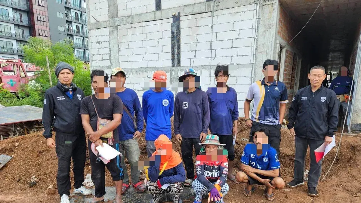 Immigration Police Arrest Three Illegal Cambodian, Myanmar Workers
