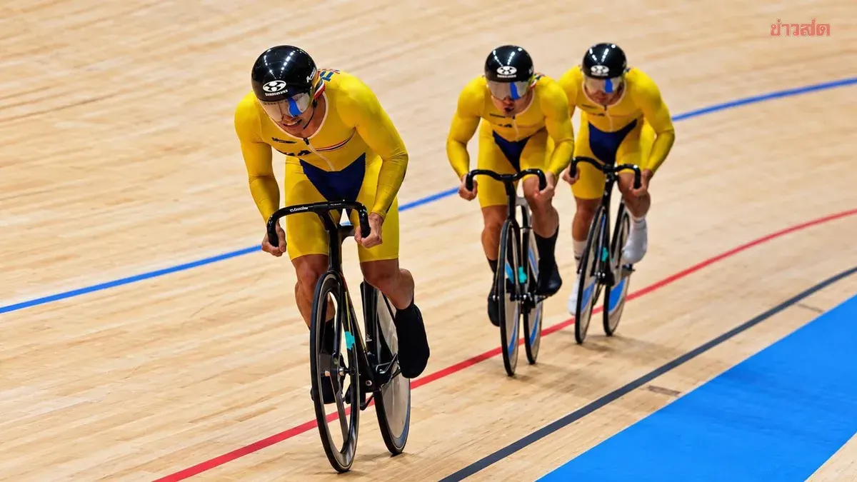 Thai Sprint Cycling Team Sets New Record, Wins Olympic Points