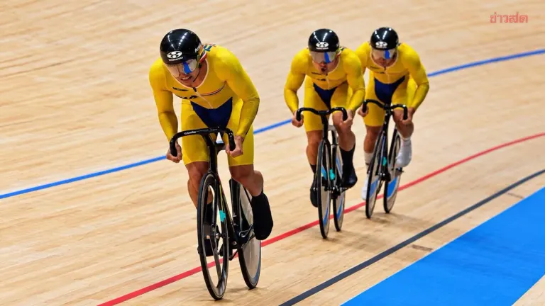 Thai Sprint Cycling Team Sets New Record, Wins Olympic Points
