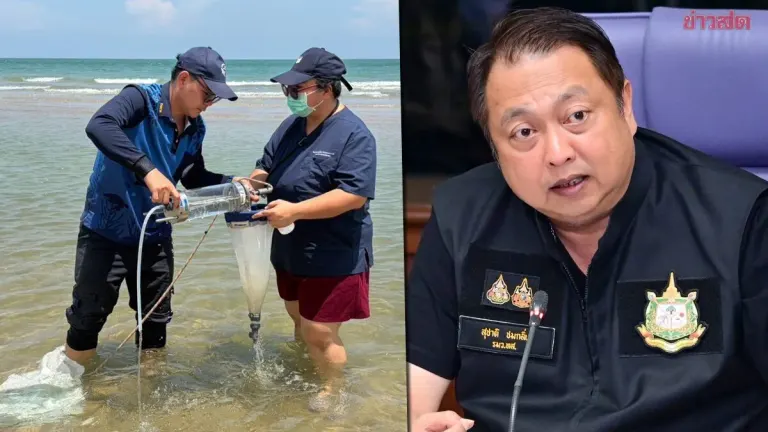 Initial Tests Show Normal Water Quality at Cha-Am Beach
