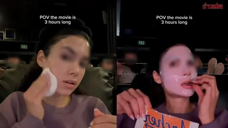 Skincare Influencer Films Full Routine During Movie Sparks Etiquette Row