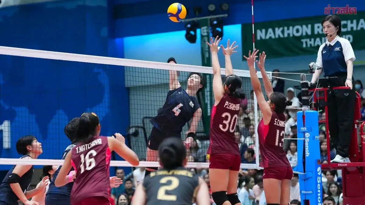 Thailand U18 Volleyball Team Wins Third Place At Asian Championship