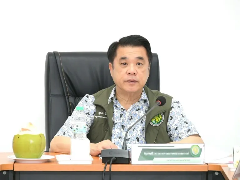 Agriculture Minister Suriya Visits EEC, Directs All Agencies to Maximize Water Management Efficiency