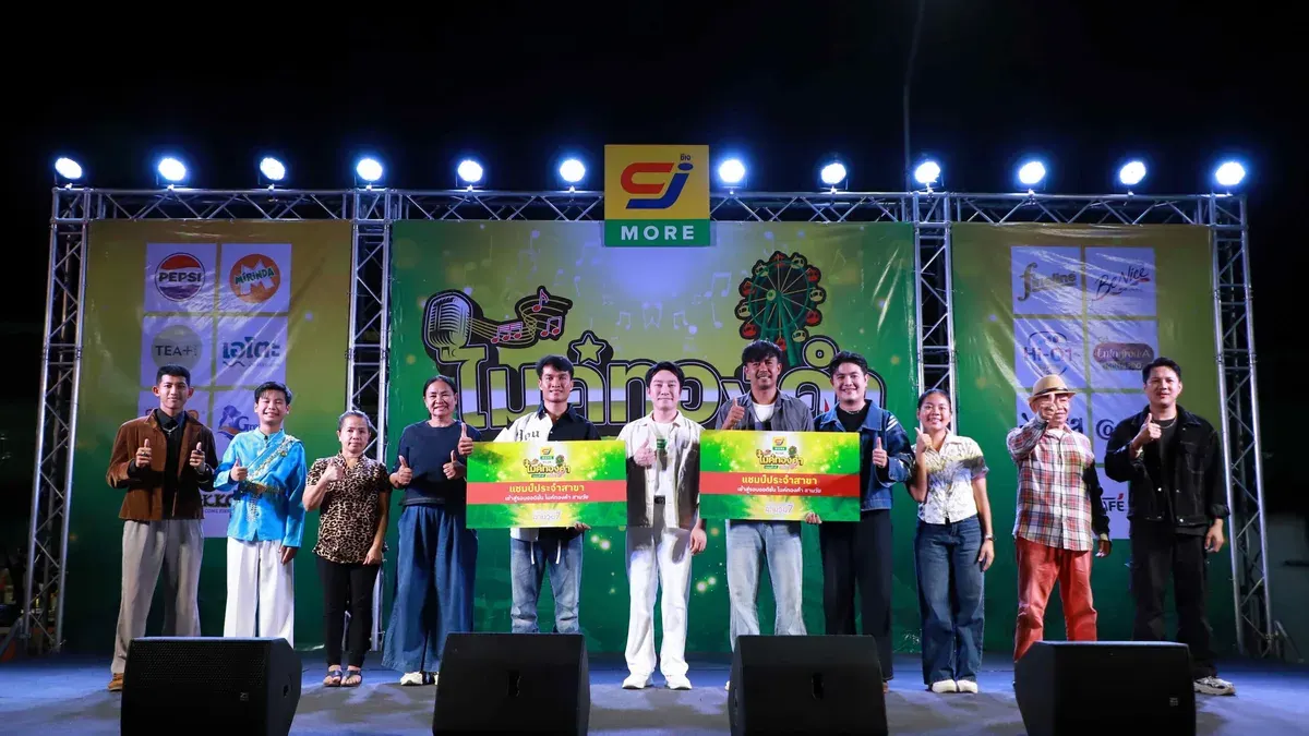 CJ MORE Closes Golden Microphone Tour in Rayong with Worker Concert