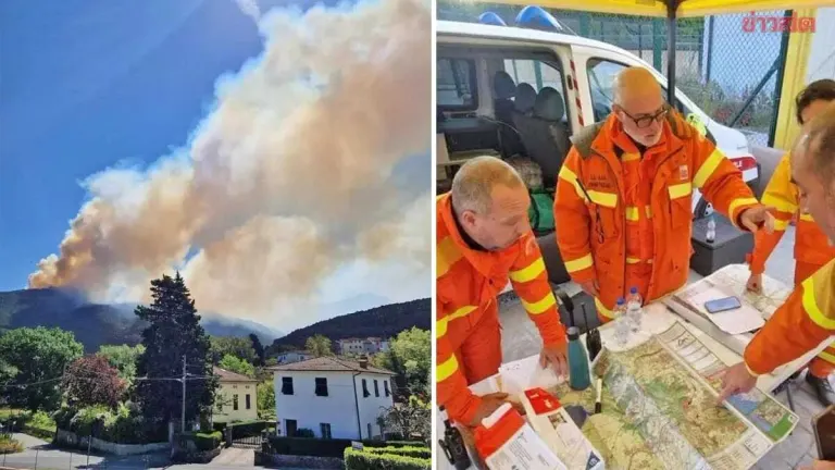Italy Evacuates 3,000 People as Fierce Winds Fuel Massive Wildfires, Destroying 5,000 Acres