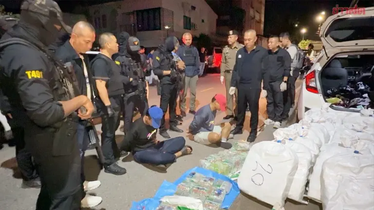 Police Seize 500 Kilograms of Ice Bound for Bangkok