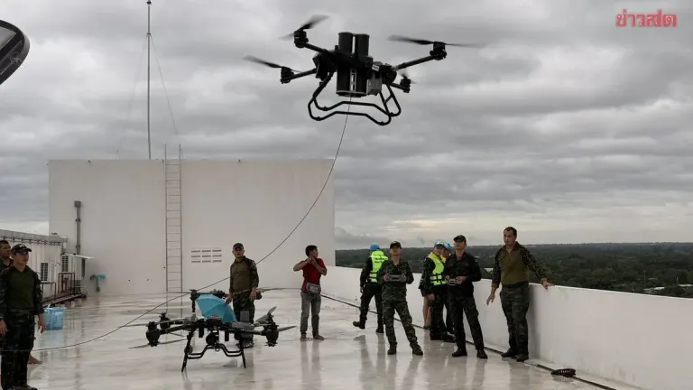 Griffin Drone Delivers Food, Medicine During Flood Crisis