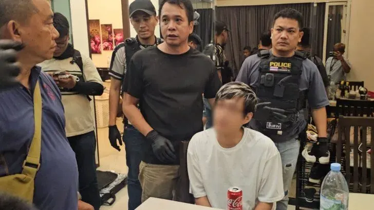 Chinese nationals arrested after Pattaya crash uncovers cache of weapons and explosives