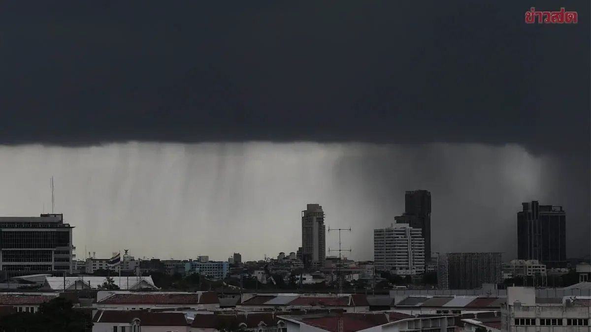 Heavy Rain Warning for Central, East, South Thailand and Bangkok