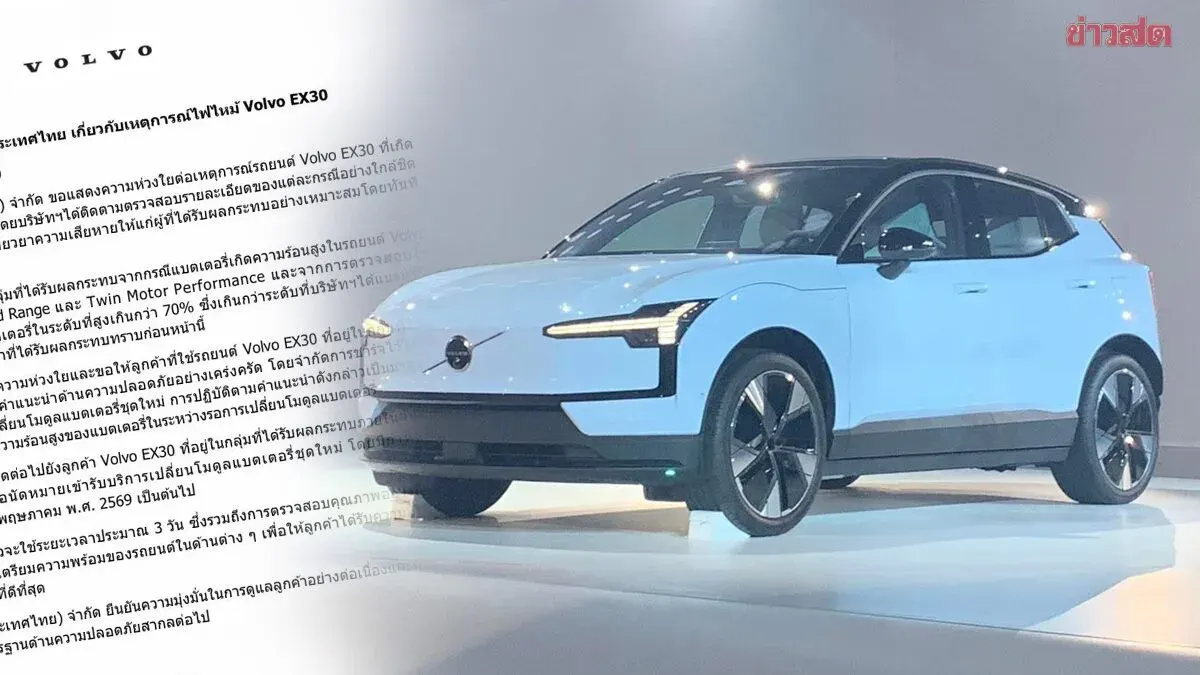 Volvo Issues Statement on Two Burning EX30 EVs: Batteries Charged Beyond 70% Company Recommendation