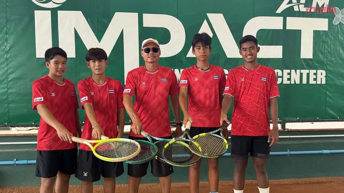 Thai U-16 Tennis Players Head to Kazakhstan for 2026 World Championship on Clay Courts