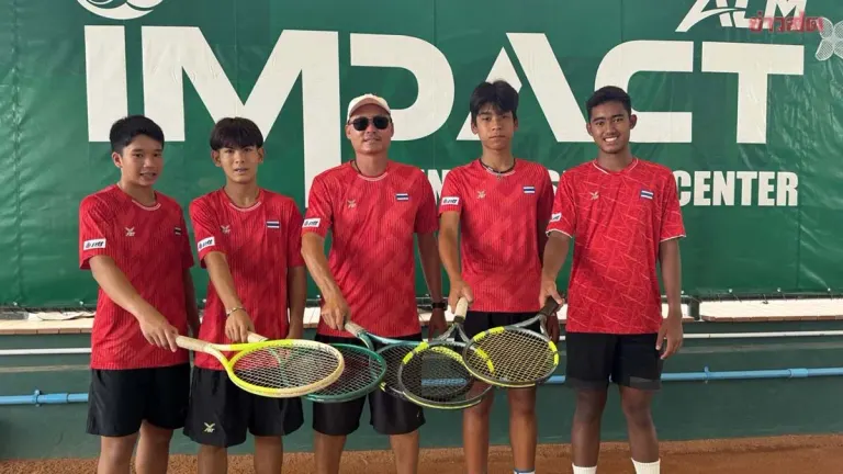 Thai U-16 Tennis Players Head to Kazakhstan for 2026 World Championship on Clay Courts