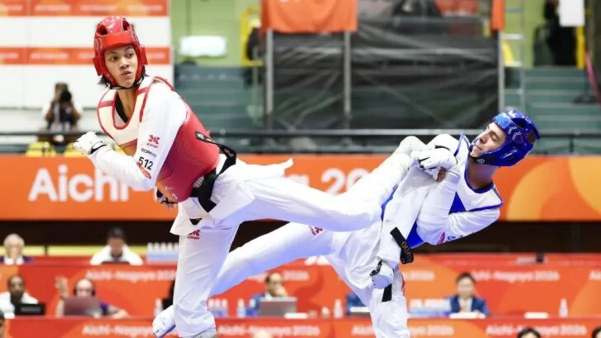 Thailand's Banlung Wins Second Straight Asian Games Taekwondo Gold