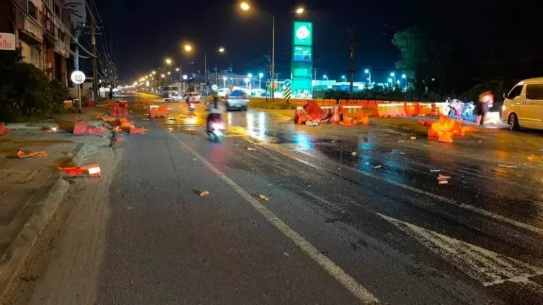 Driver Charged After Destroying 23 Road Barriers