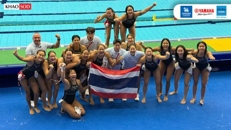 Thai Women's Water Polo Wins Historic Bronze at Asian Games
