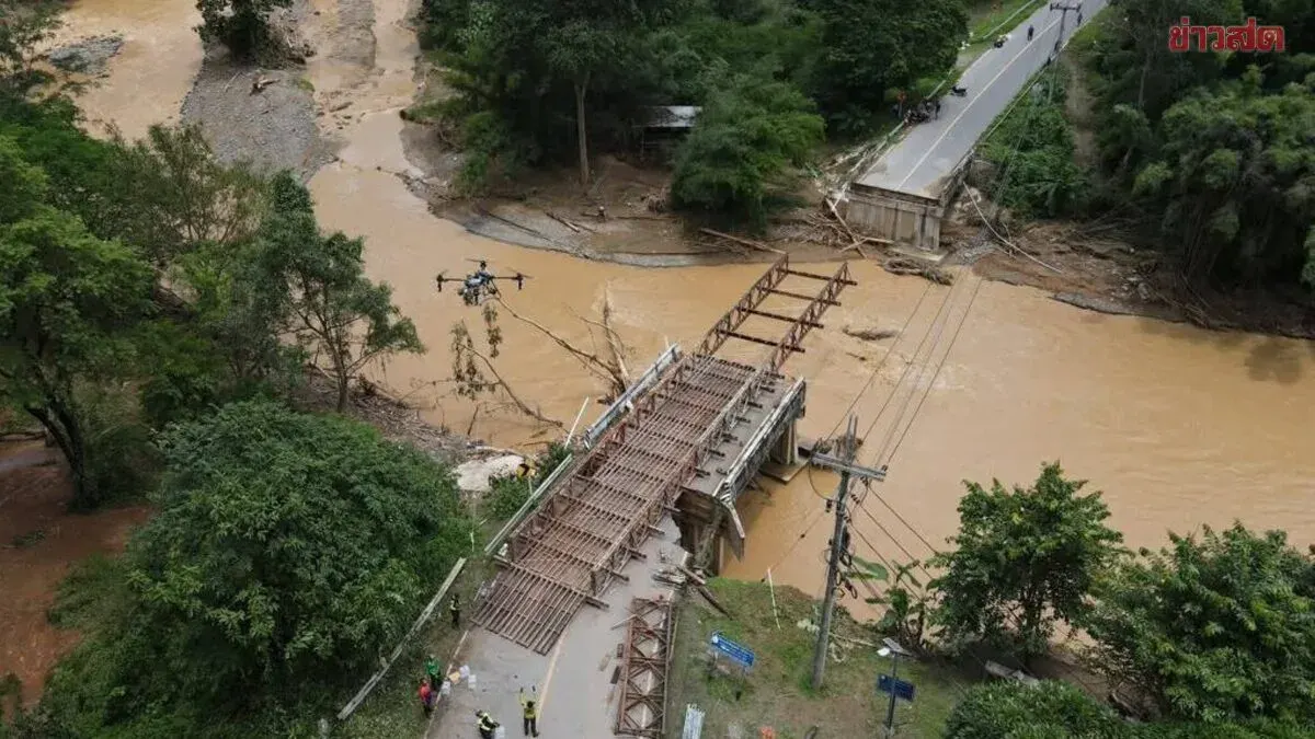 Drones Deliver Food to 4,000 Isolated in Phayao Floods