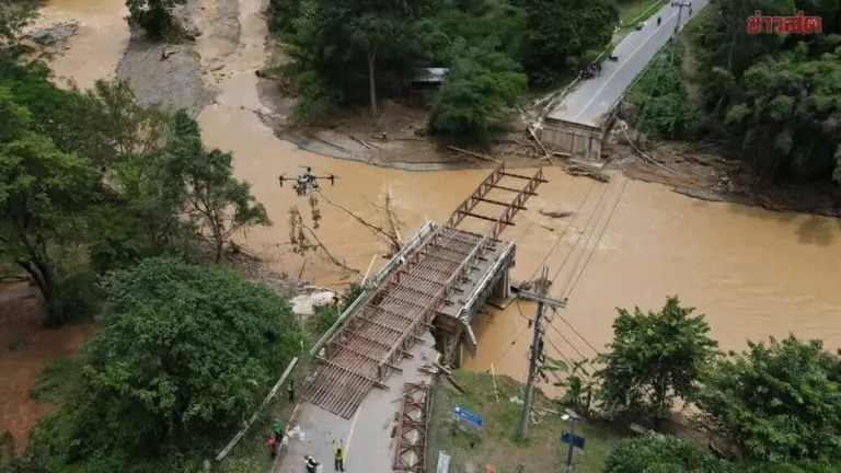 Drones Deliver Food to 4,000 Isolated in Phayao Floods