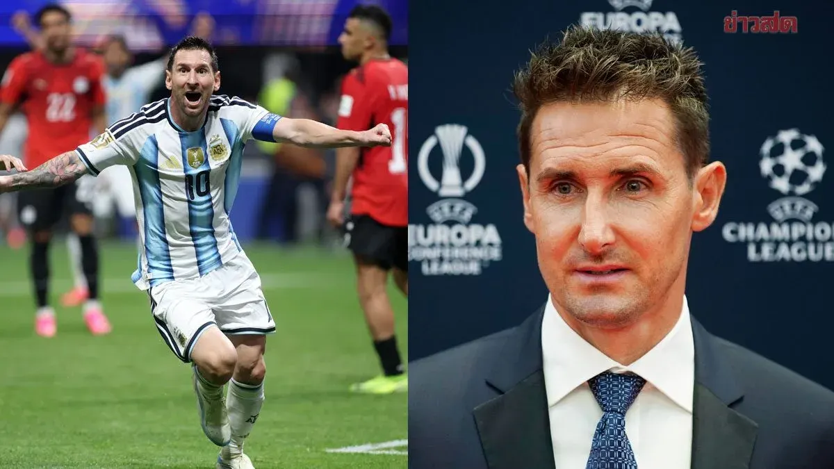 Klose Speaks With Messi After Record Broken