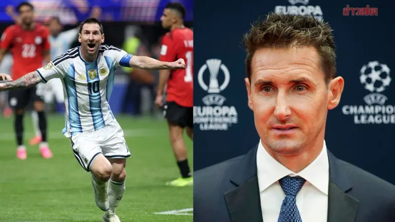 Klose Speaks With Messi After Record Broken