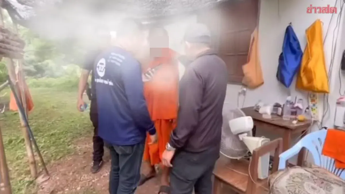 Buddhist Monk Arrested for Methamphetamine Use and Gambling