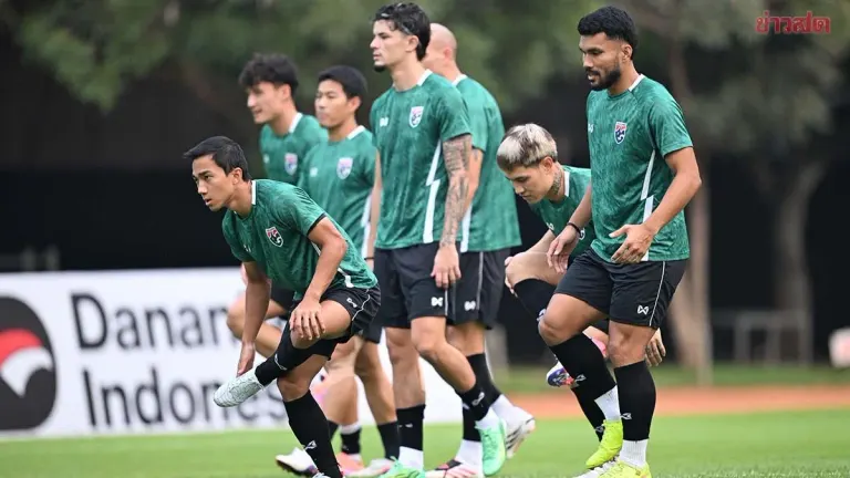 Thai National Team Trains Ahead of Philippines Clash