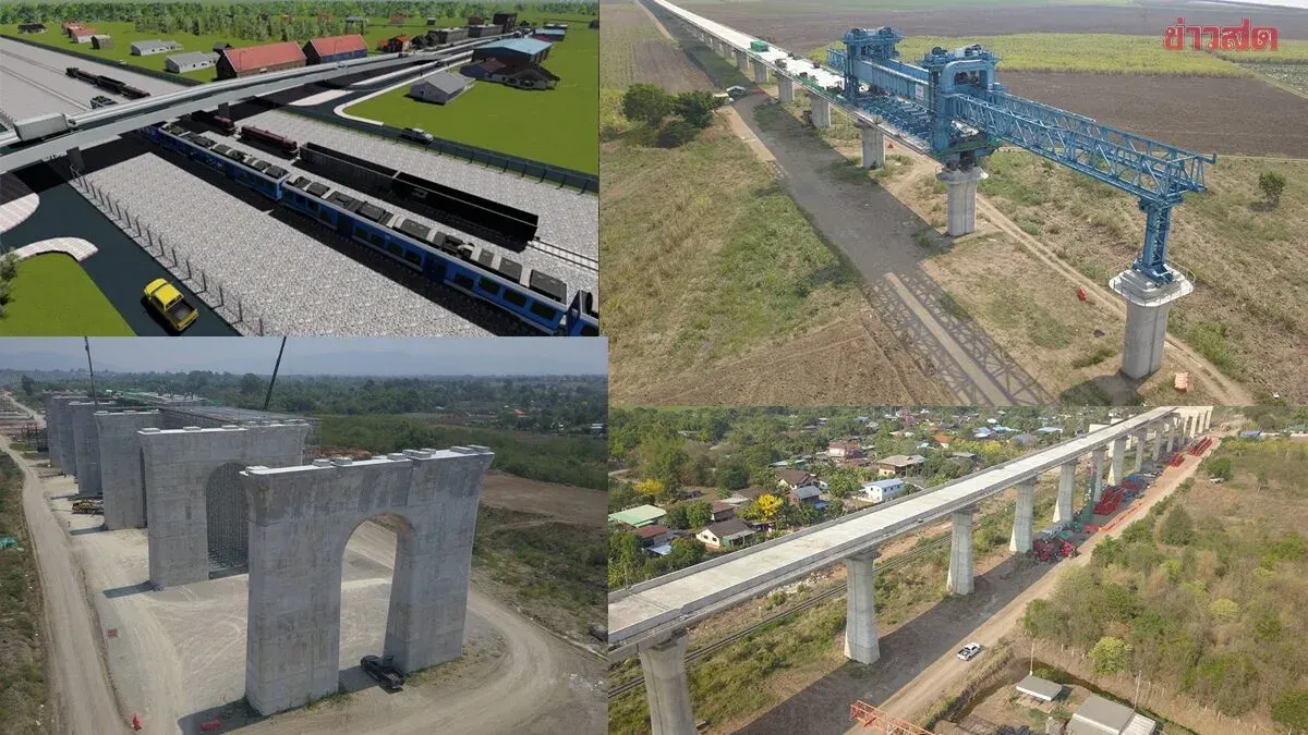 Thailand-China High-Speed Rail Phase 1 Nears 55% Completion