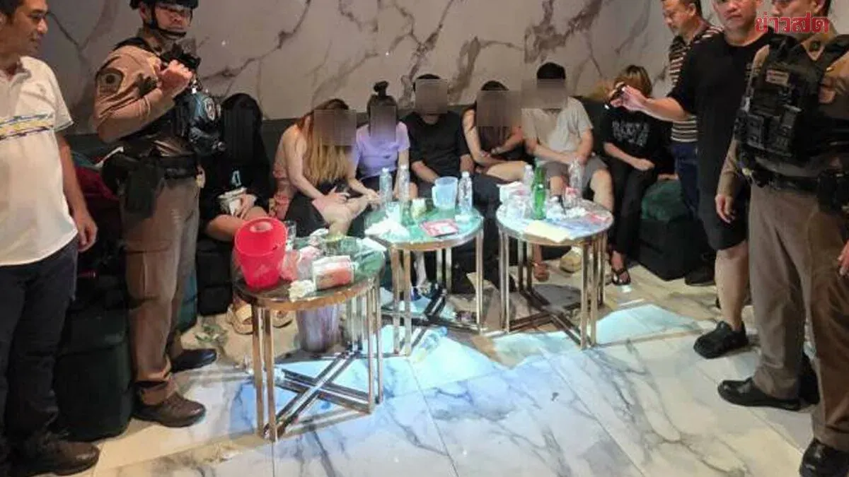 Police Bust Drug Party at Bangkok Entertainment Venue