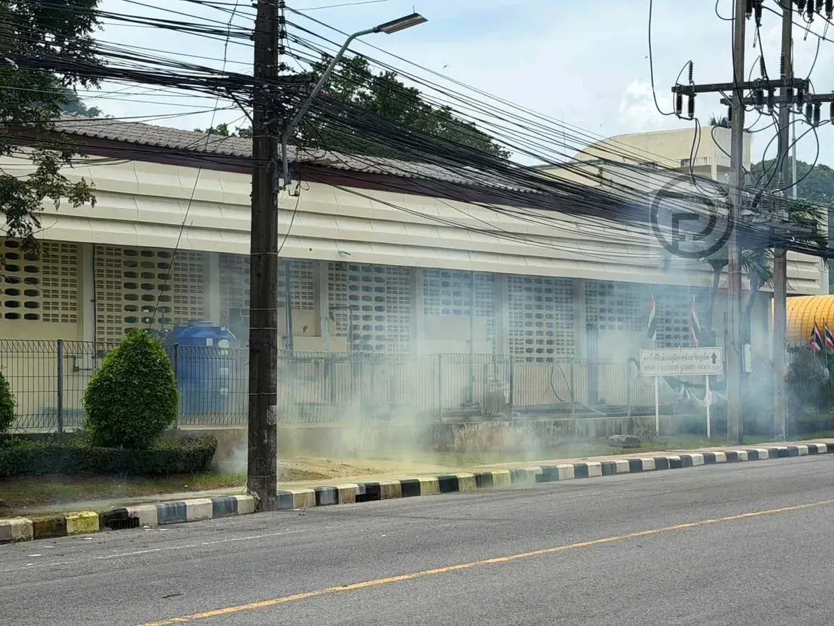 Chlorine Tank Explodes At Phuket Water Plant
