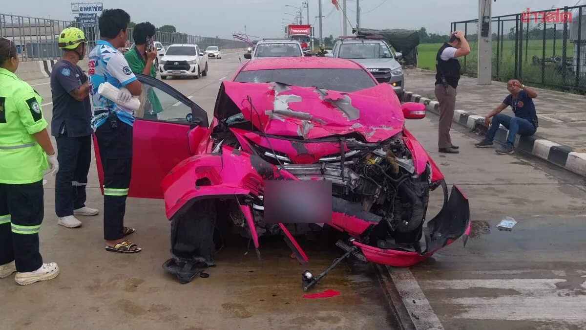 Man Dies After Sedan Crashes Into Parked Truck