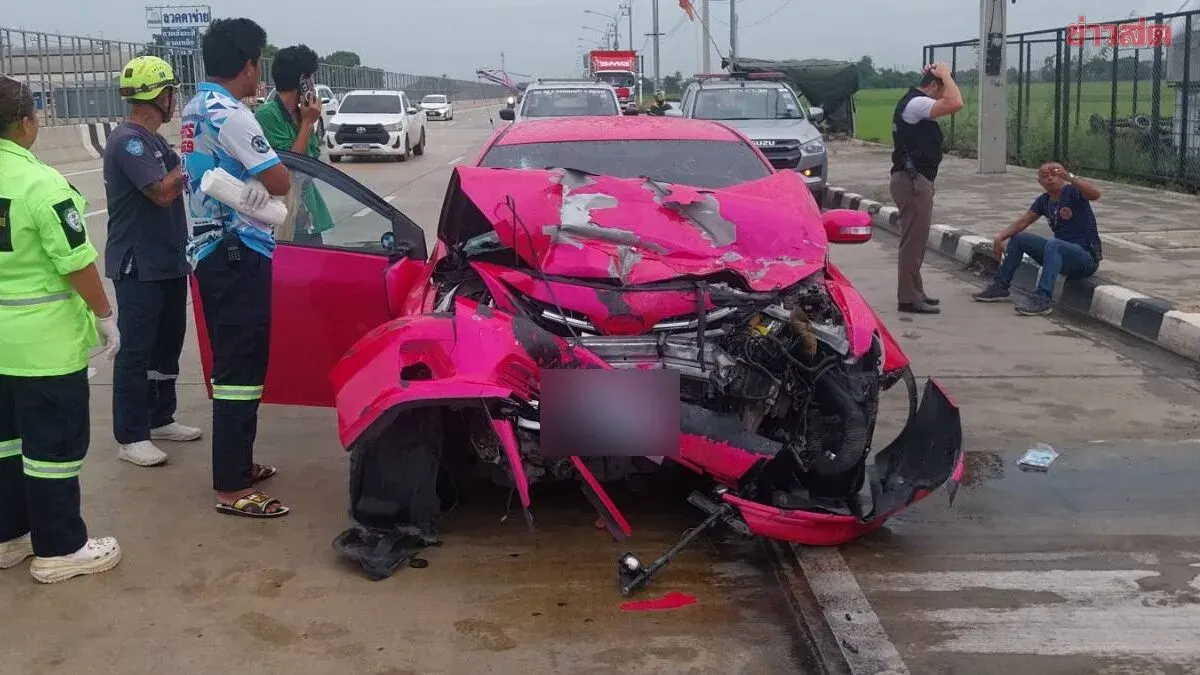 Man Dies After Sedan Crashes Into Parked Truck